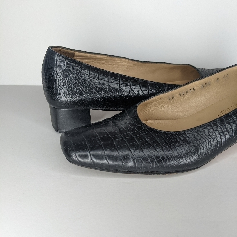 Salvatore Ferragamo Croc Heels - Picture 2 of 15